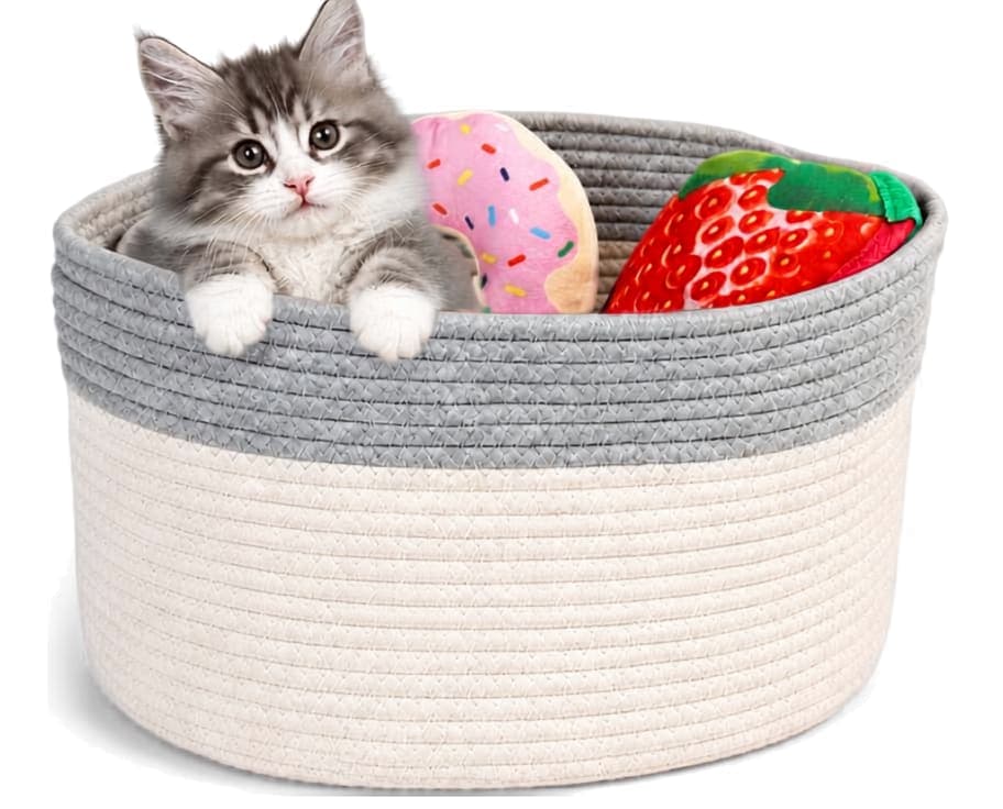 Cat Toy Storage Basket